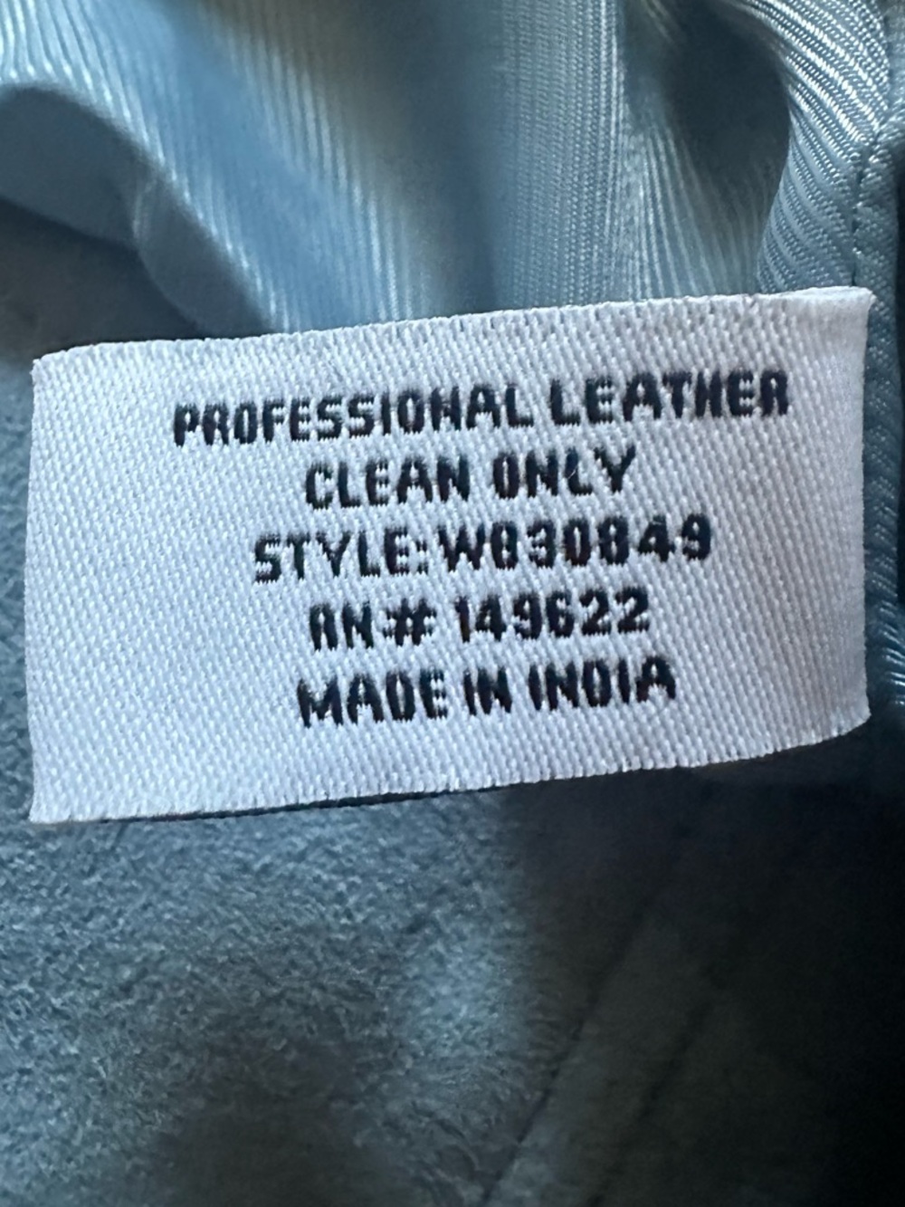 Walter Baker Kacey Suede Jacket Women's Baby Blue NWT $898 Sz Large - Picture 12 of 15